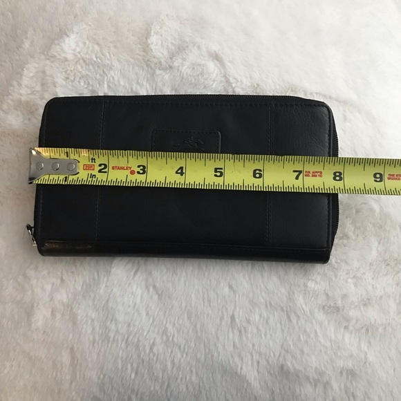 Mancini Leather Zip Wallet black RFID - Picture 12 of 13